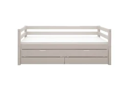 Ausziehbett und 2 Schubladen
