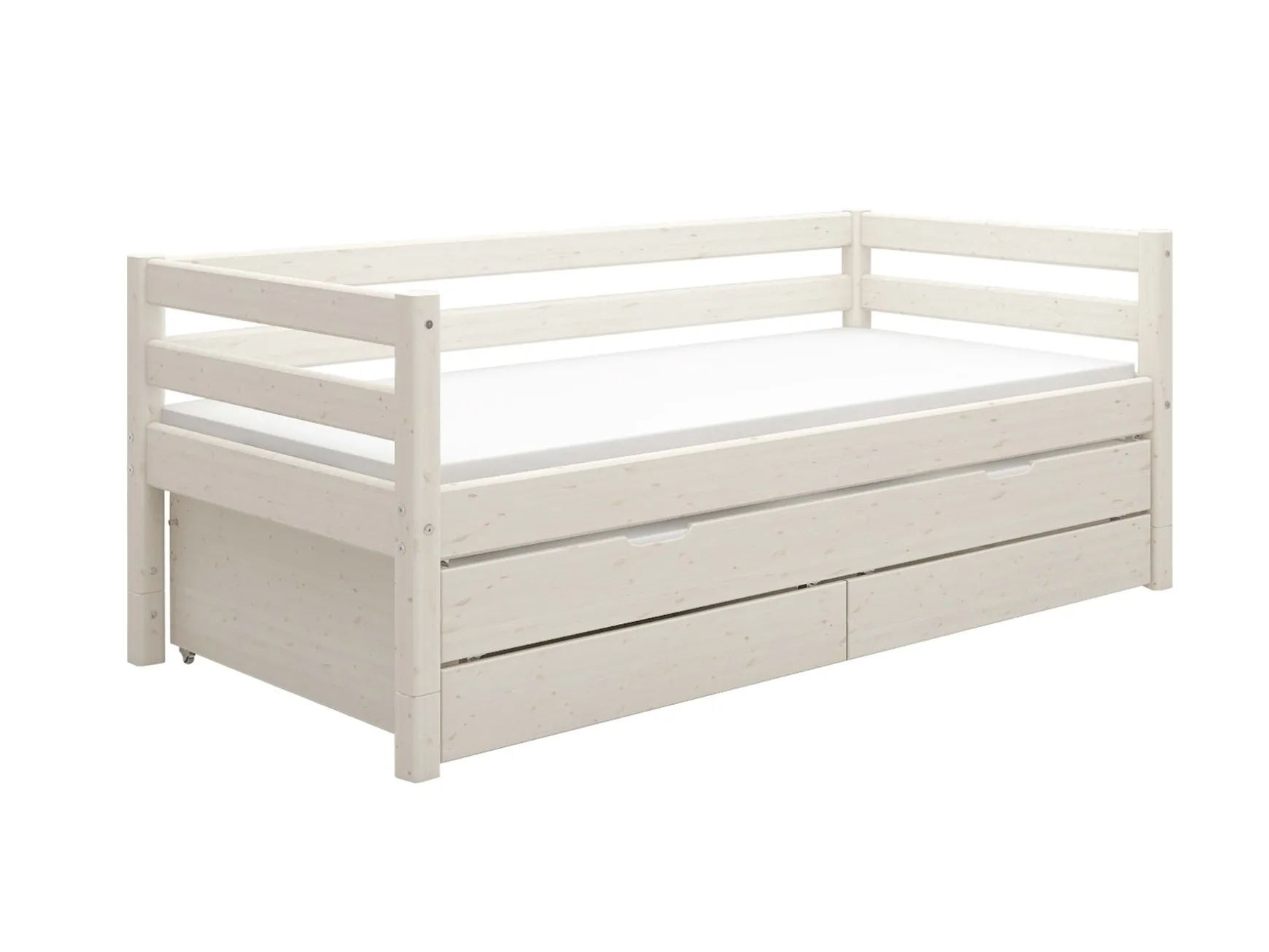 Ausziehbett und 2 Schubladen