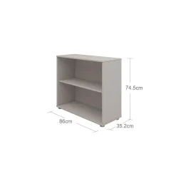 Bücherregal mit 1 Boden