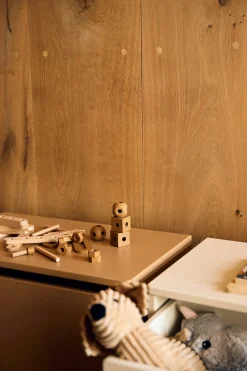 DOTS 3-in-1 Bank, MDF, Latte