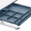 EVO Schubladen für Schreibtisch, Frosty Blue, 63.5x46 cm