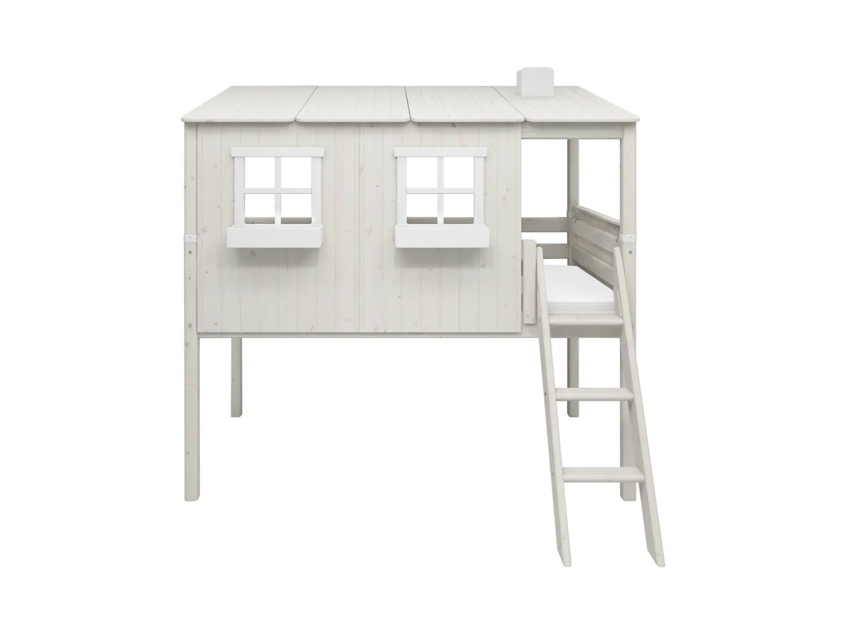 Halbhohes Bett mit Classic-Haus