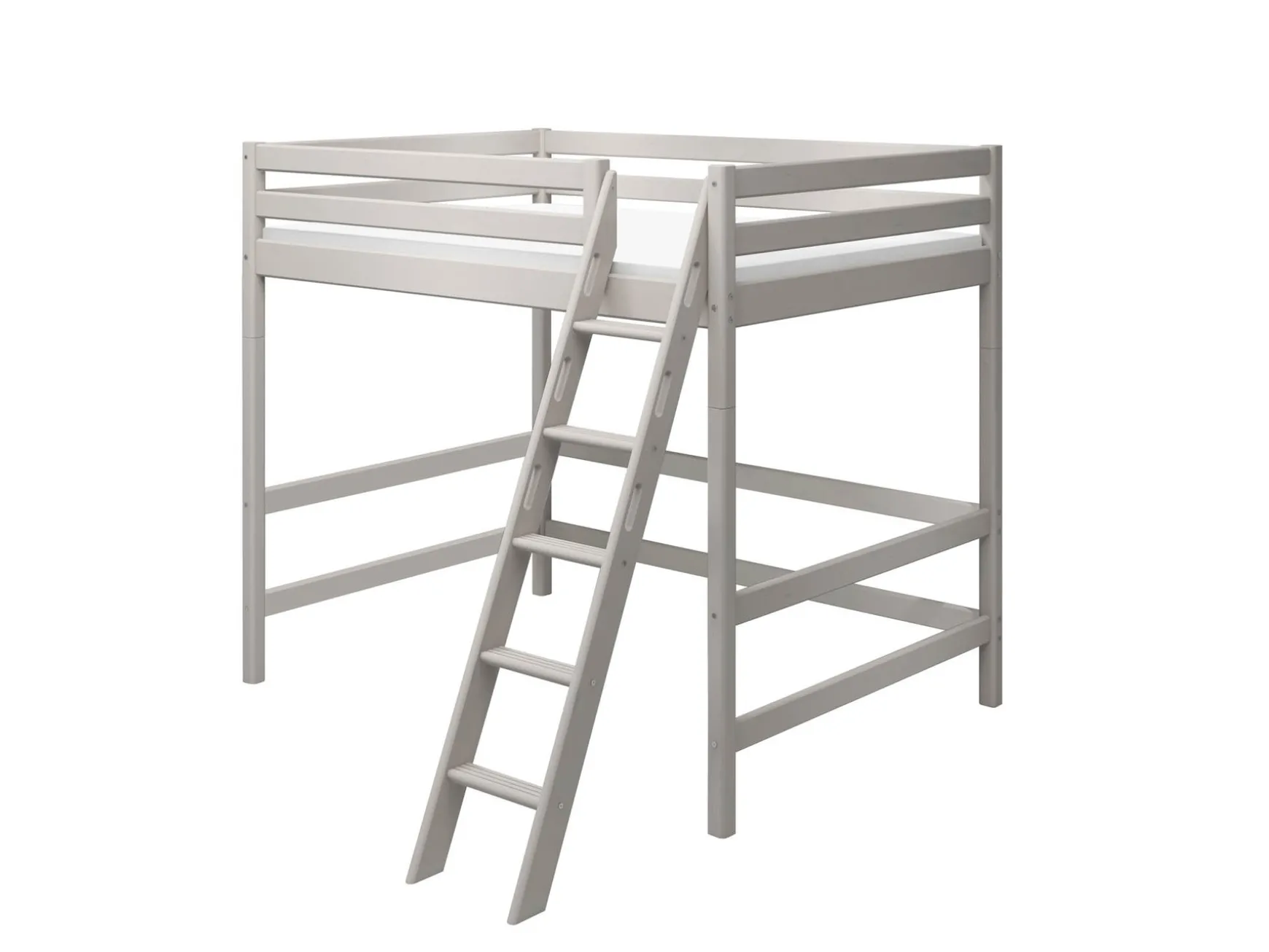 Hochbett mit Schrägleiter