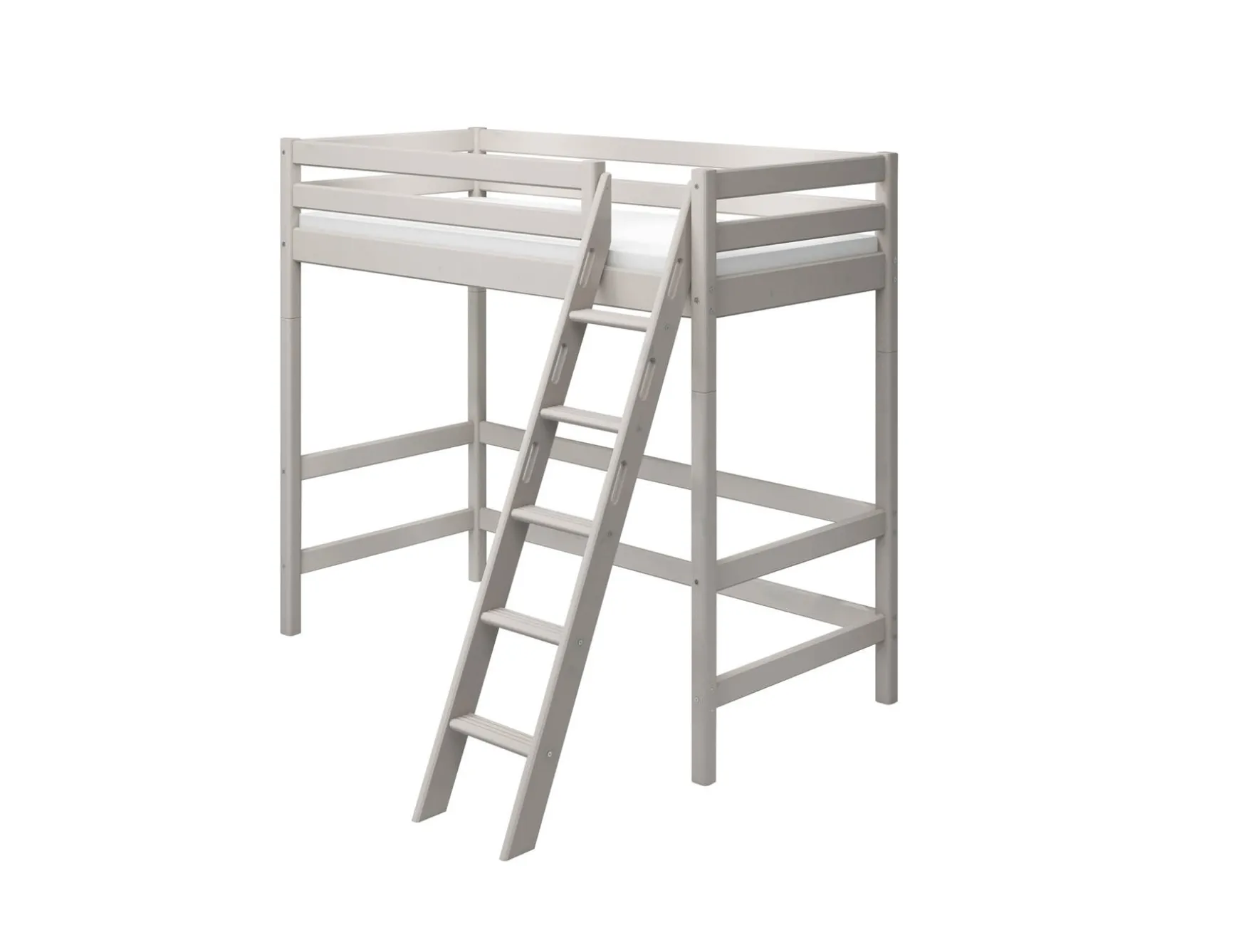 Hochbett mit Schrägleiter