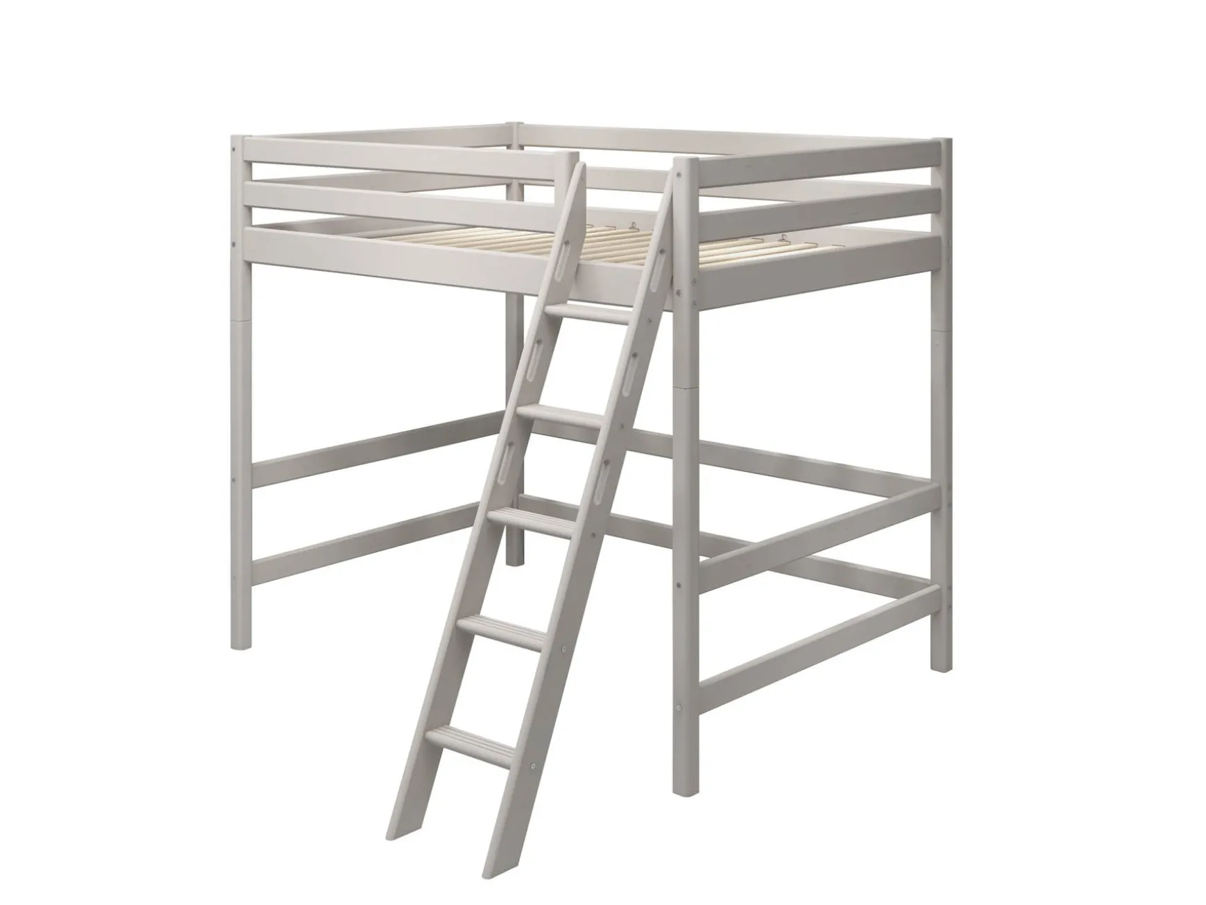 Hochbett mit Schrägleiter