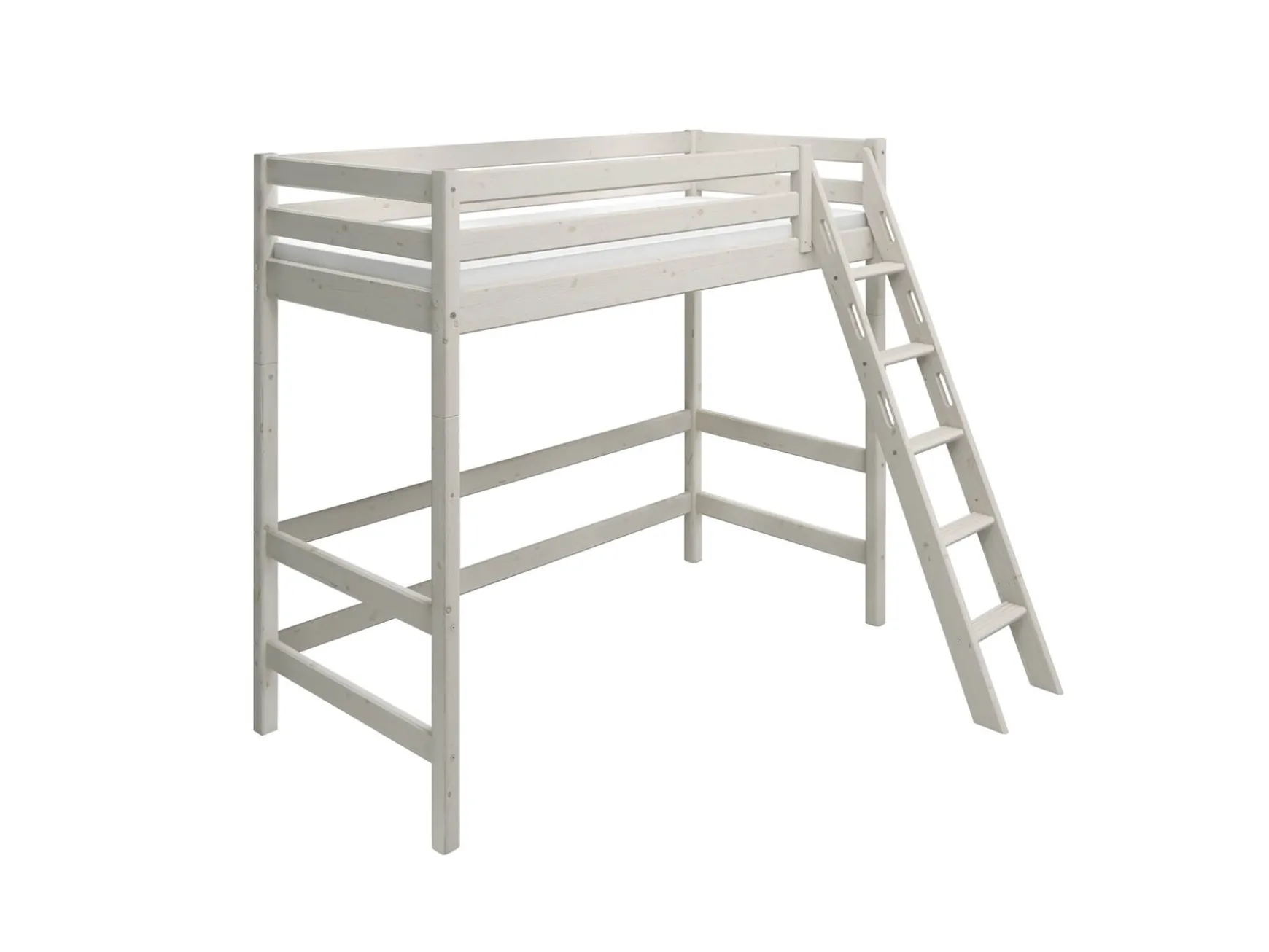 Hochbett mit Schrägleiter