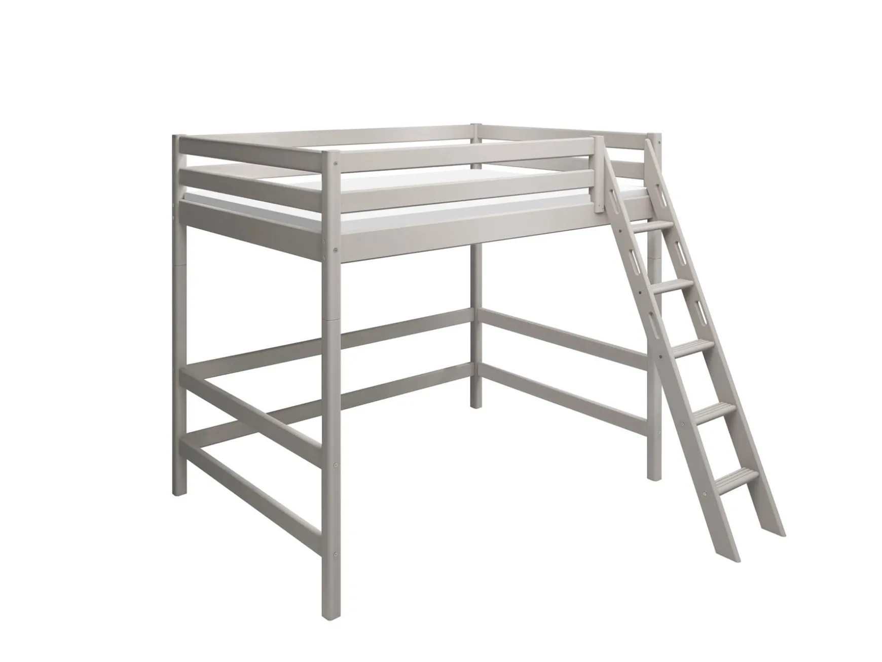 Hochbett mit Schrägleiter