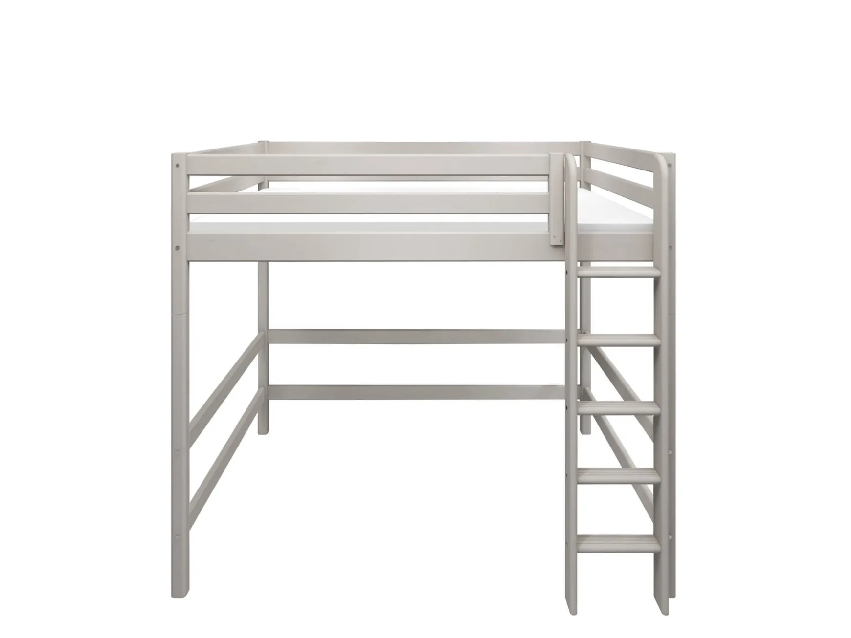 Hochbett mit senkrechter Leiter