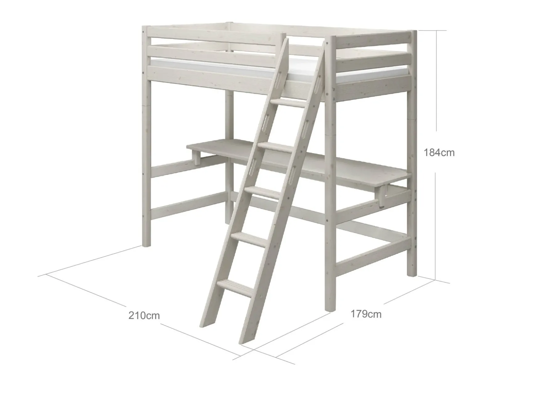 Hochbett mit Sofabett