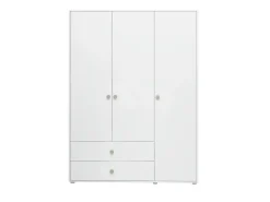 Kleiderschrank, 3 Türen + 2 Schubladen