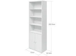 Maxi Bücherregal , 2 Türen