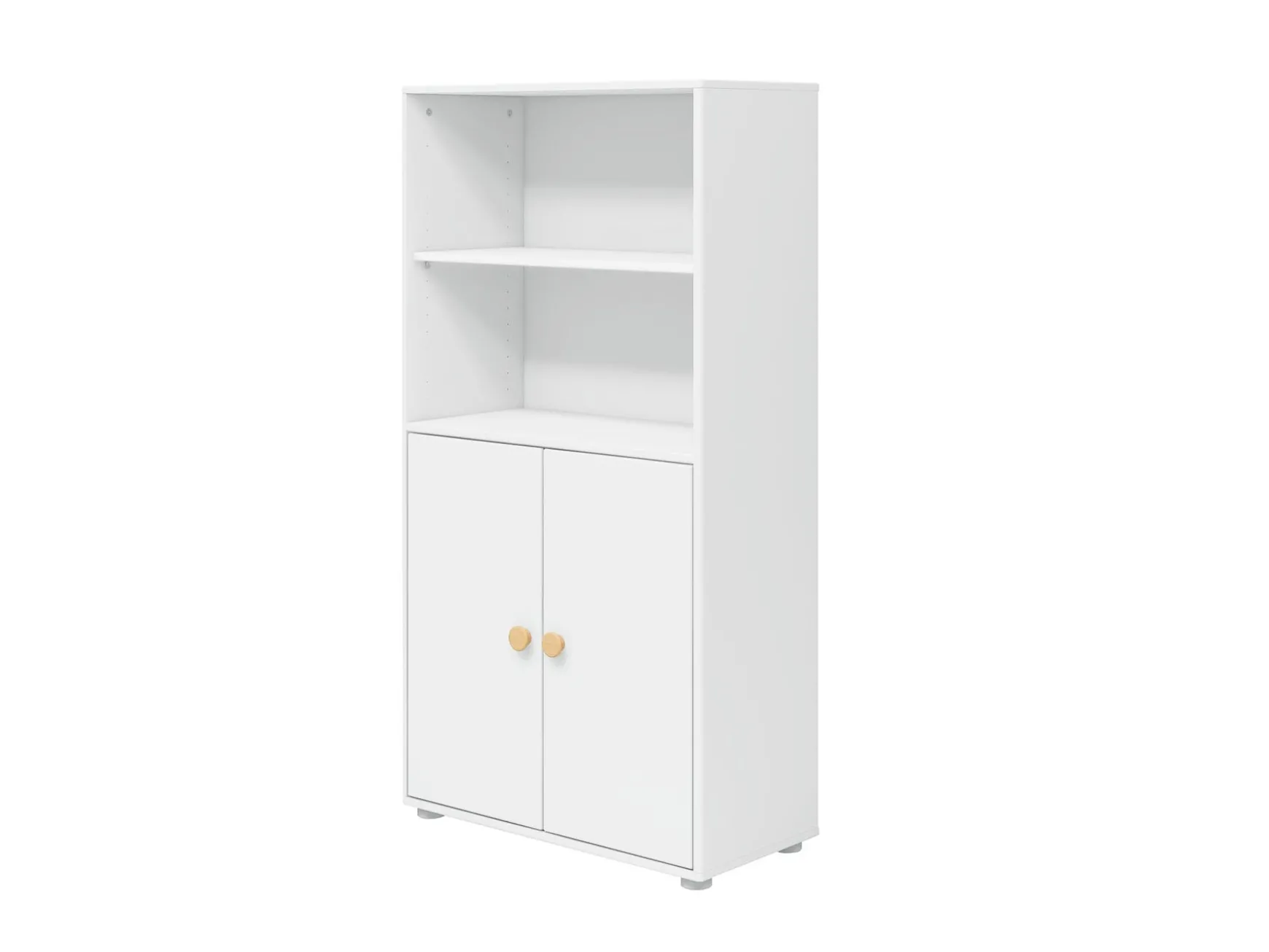 Midi Bücherregal, 2 Türen