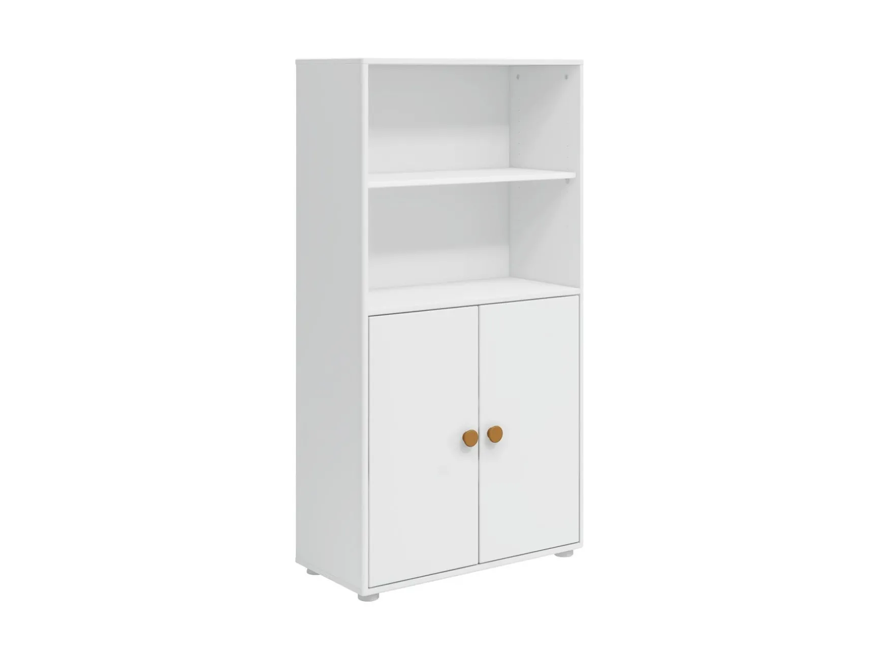 Midi Bücherregal, 2 Türen