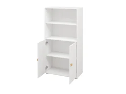 Midi Bücherregal, 2 Türen