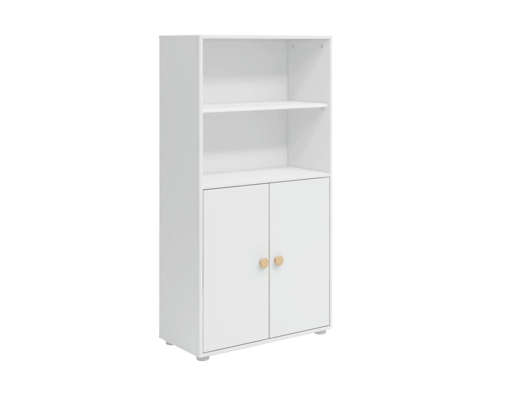 Midi Bücherregal, 2 Türen