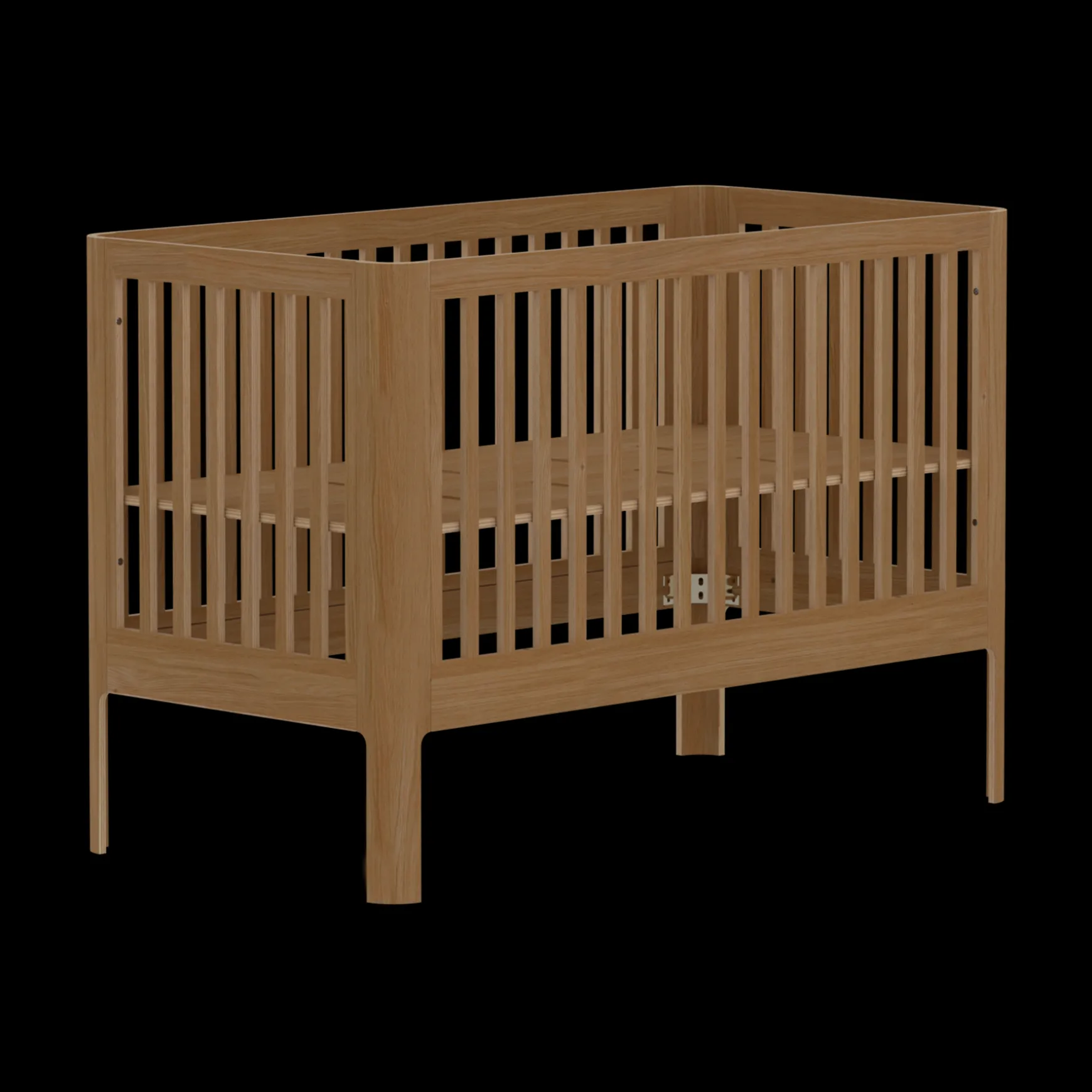 NOVA Babybett, Oak, 140x70 cm