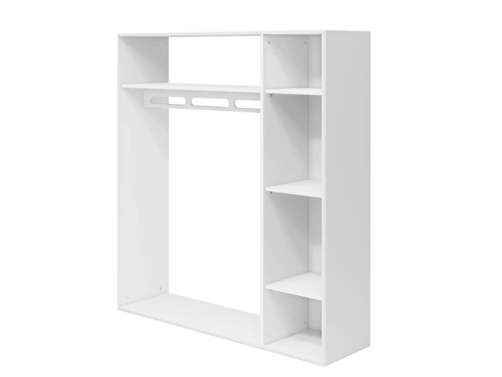 Offener Kleiderschrank