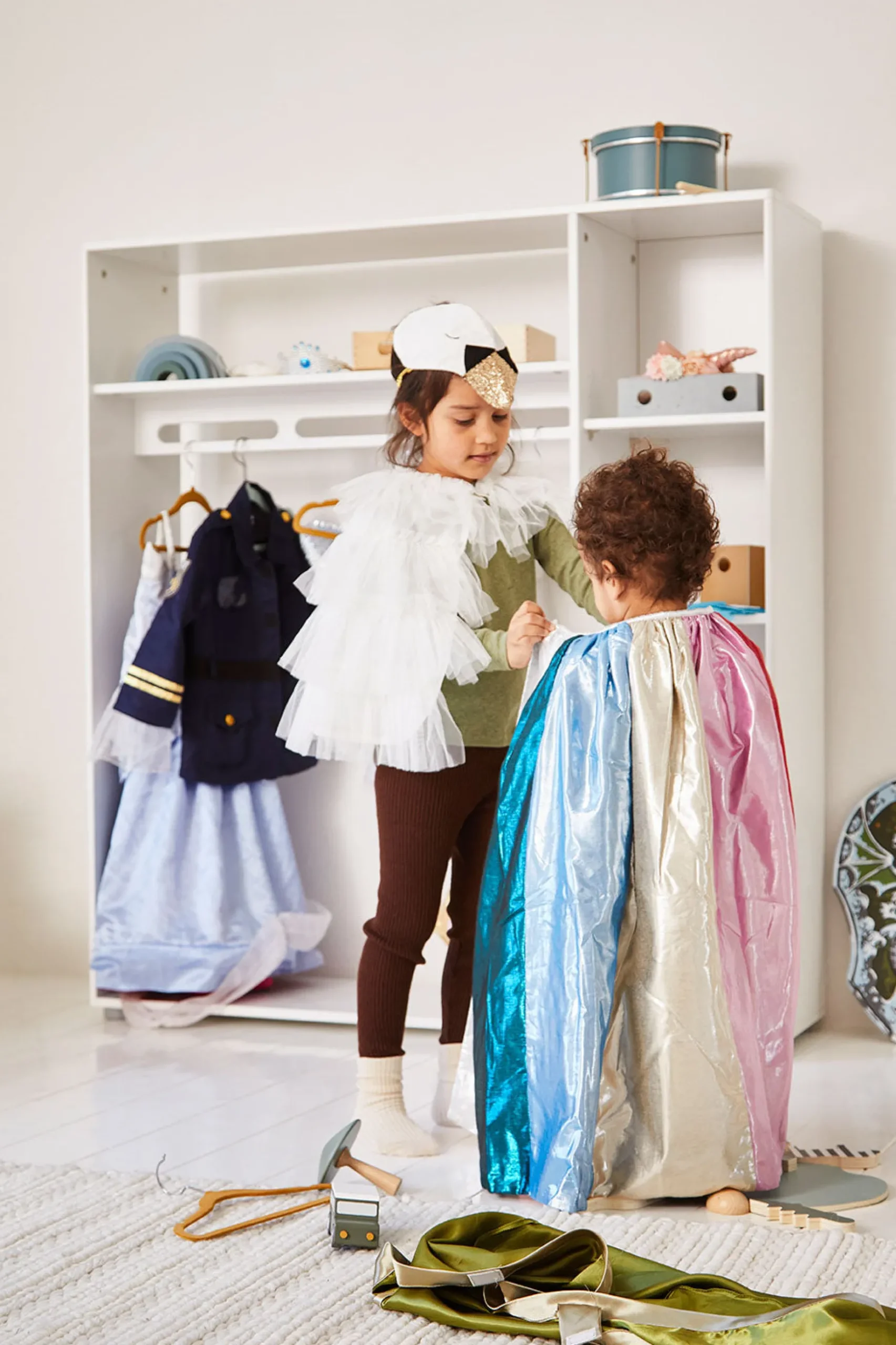 Offener Kleiderschrank