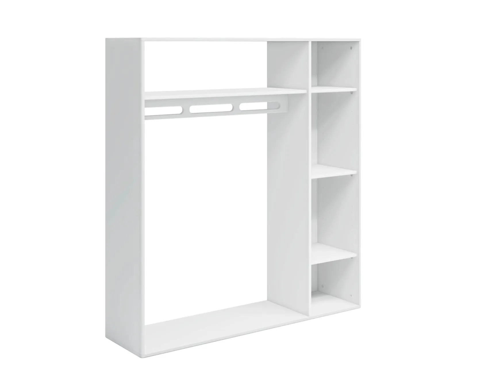 Offener Kleiderschrank